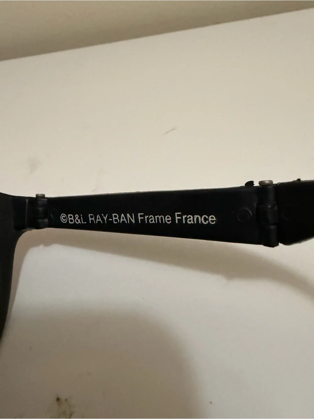 Ray Ban Bausch Lomb Vintage Sunglasses Wayfarer Folding Black Matte
